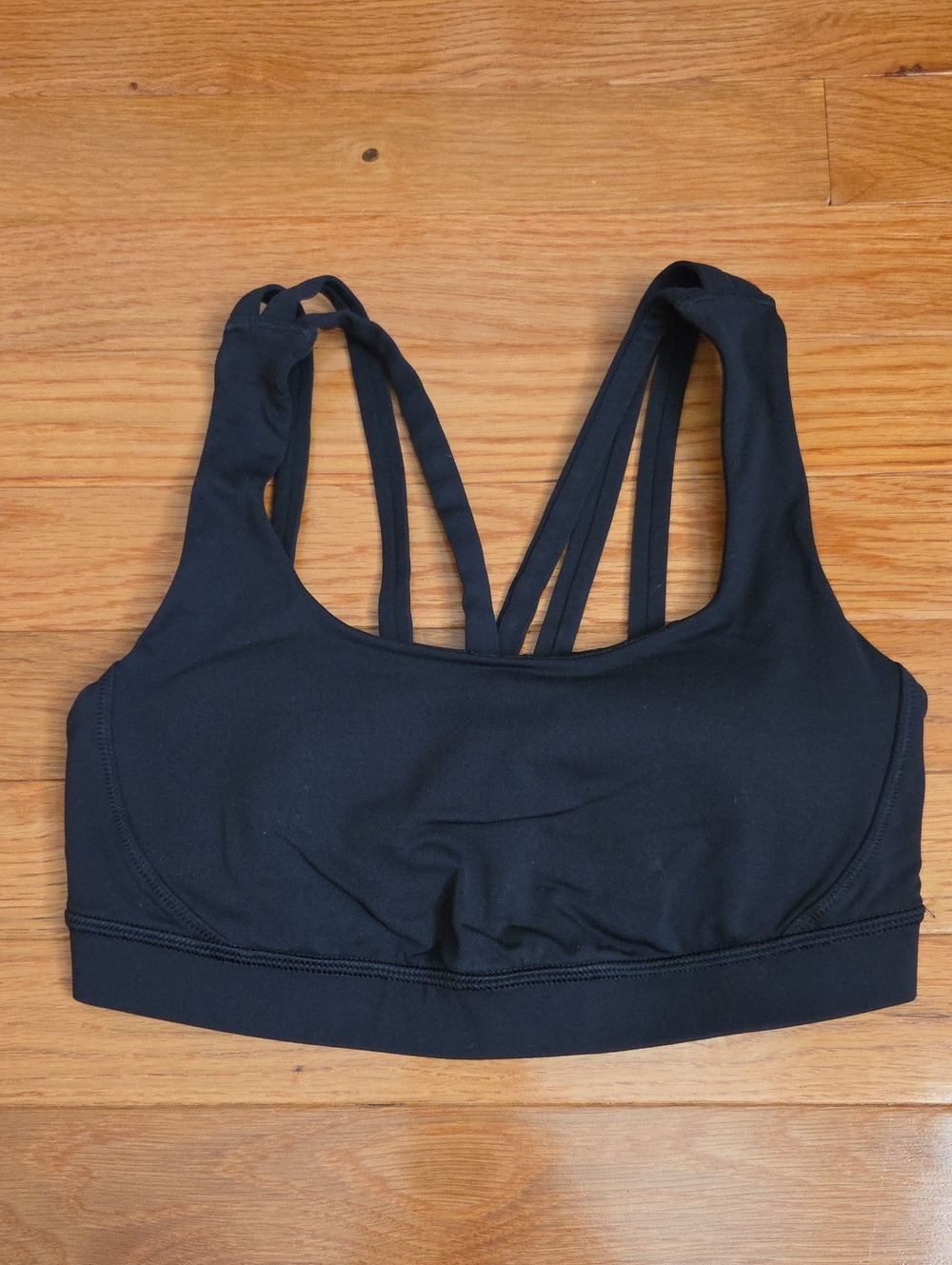 Lululemon Strappy Black Sports Bra